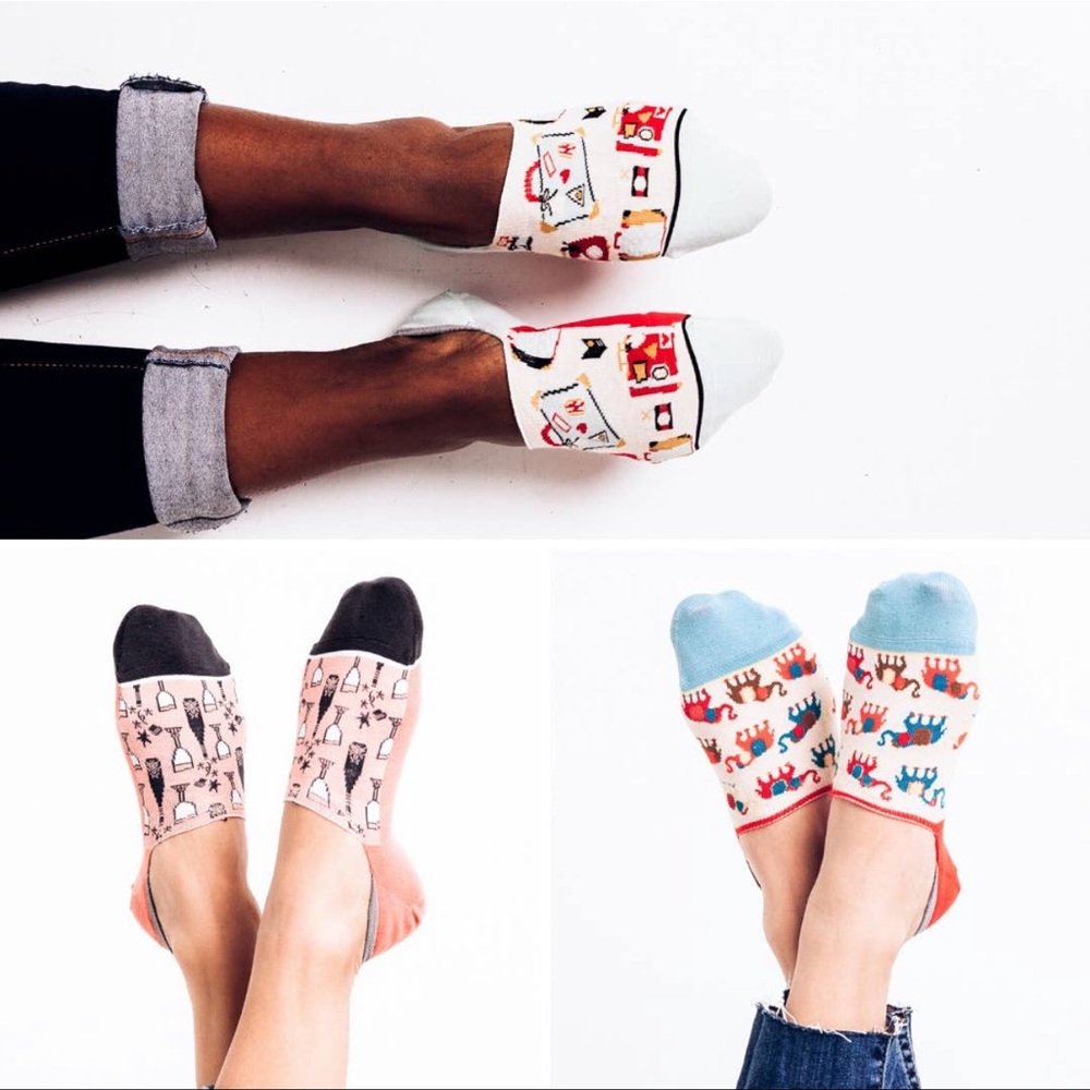 Woven Pear 3 pair Getaway socks